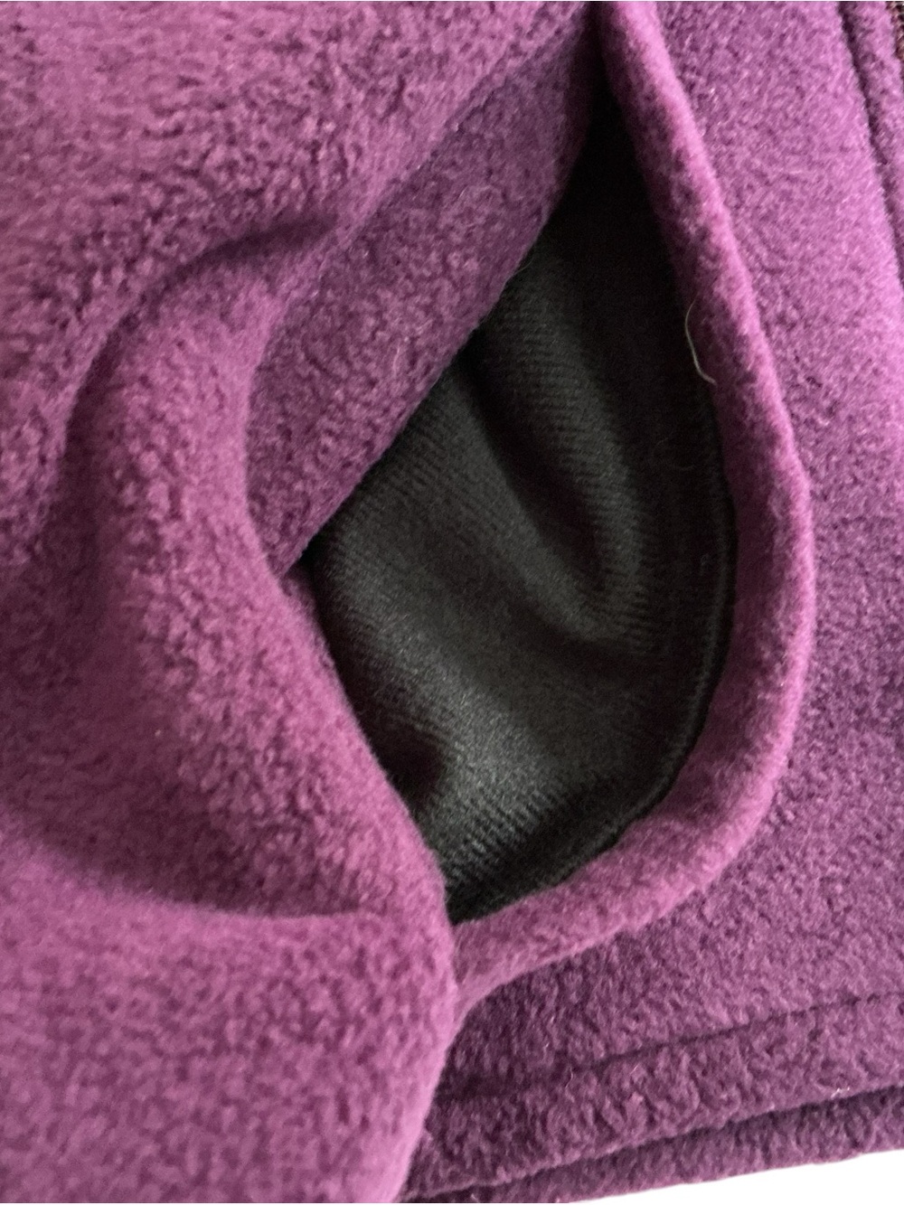 Woolrich Womens XL Vest Lot 2 Purple Fleece & Marine Blue Corded Waffle Zip⁠ - Picture 6 of 16